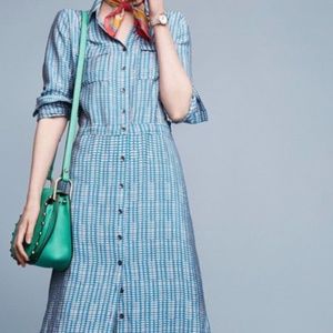 Anthropology Maeve Shirt Dress | Excellent Condition, Size 10